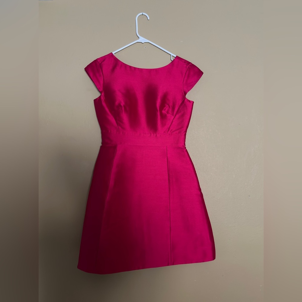 Kate Spade Fuchsia Cap Sleeve Mini Dress